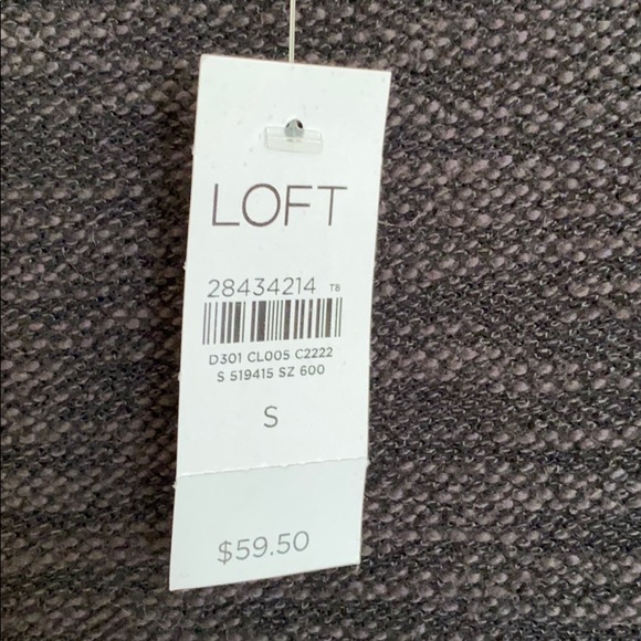 🆕 Ann Taylor LOFT Tweed Knit Navy Sweater - Picture 5 of 7